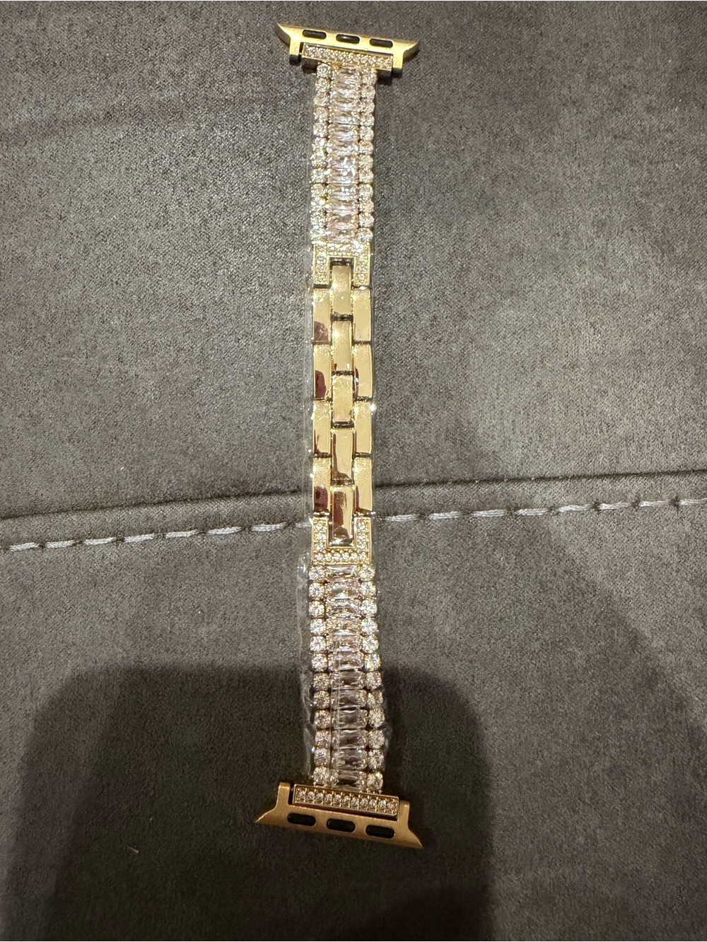 Gold Crystal Bracelet Watch Band for Women 38-49 mm